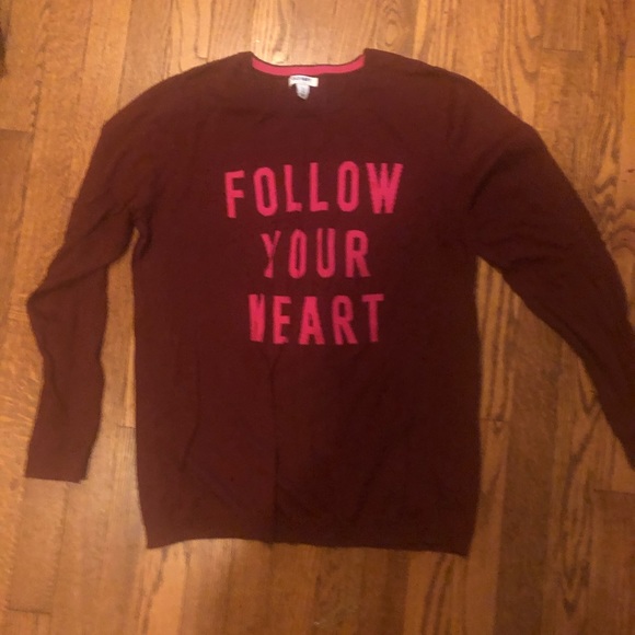 Old Navy Sweaters - Old Navy Follow Your Heart Sweater